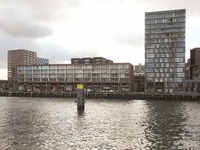 Werk locatie aan de Mullerkade in Rotterdam
