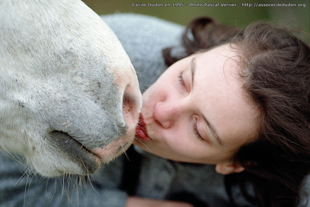 Cécile Dudon en 1995