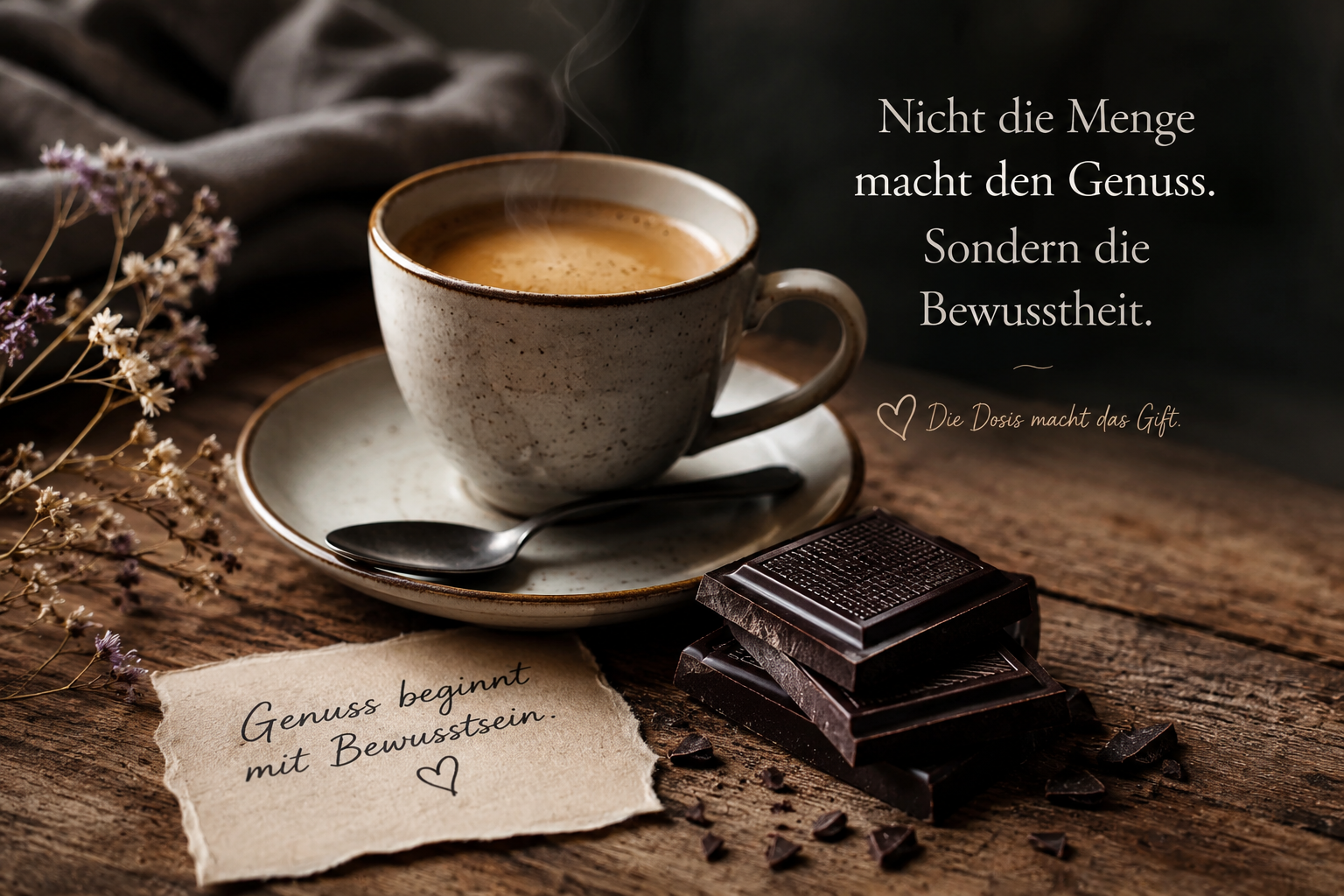 Genuss oder Betäubung?