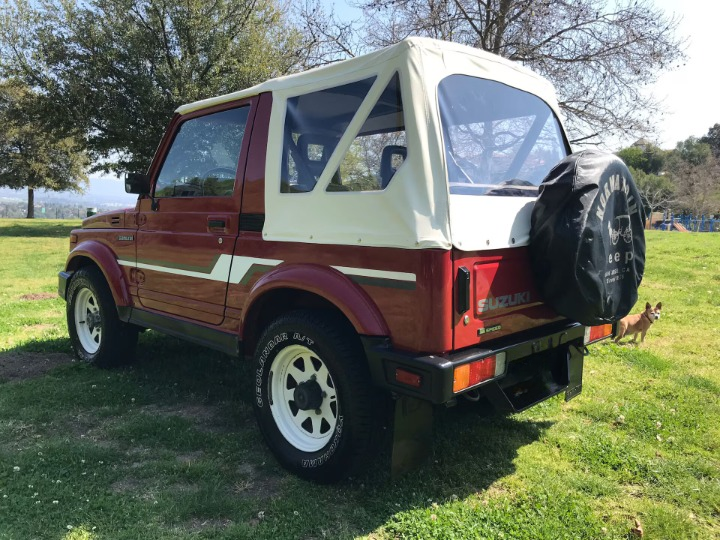Essai d'un Suzuki Samurai cabriolet de 1988