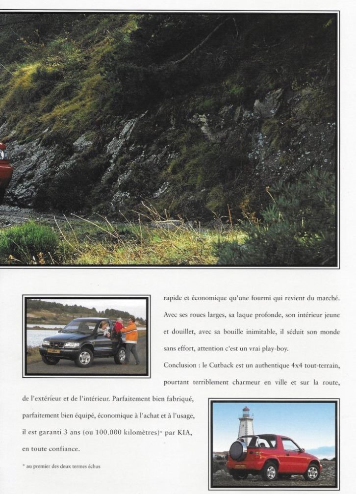 deuxième volet de cette pub pour le kia sportage cabriolet, avec kia sportage soft-top de remplacement