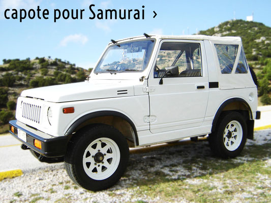 bache suzuki samurai blanche neuve