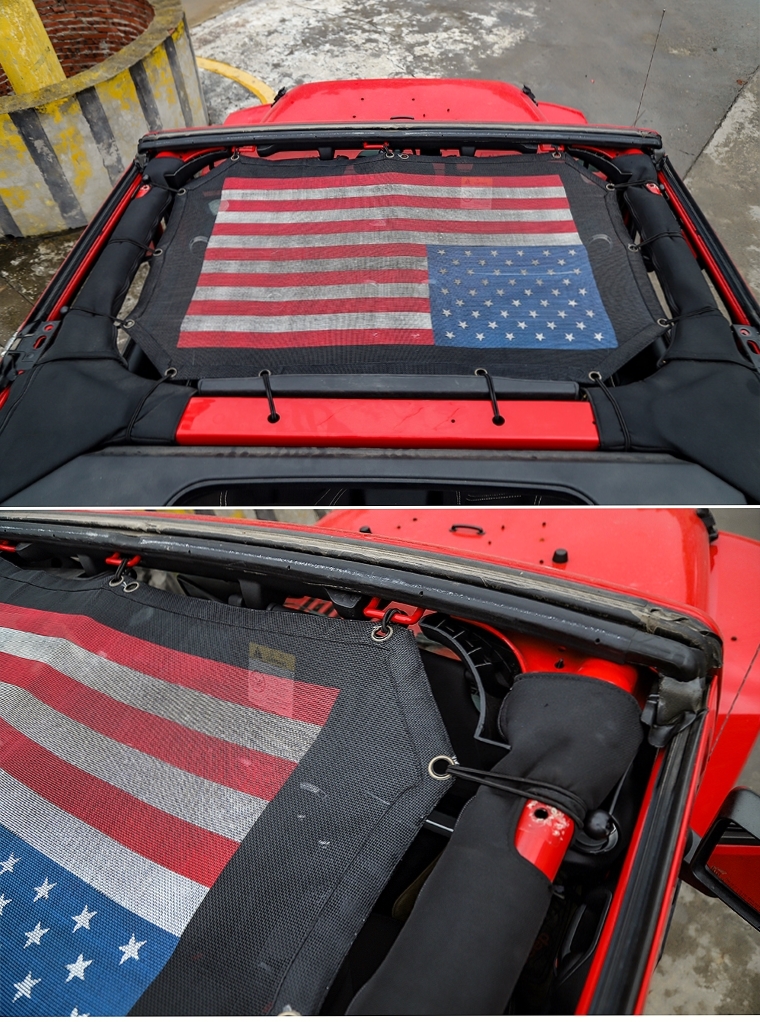 Bikini pour Jeep Wrangler JK 2 portes Capote pour cabriolet et cache