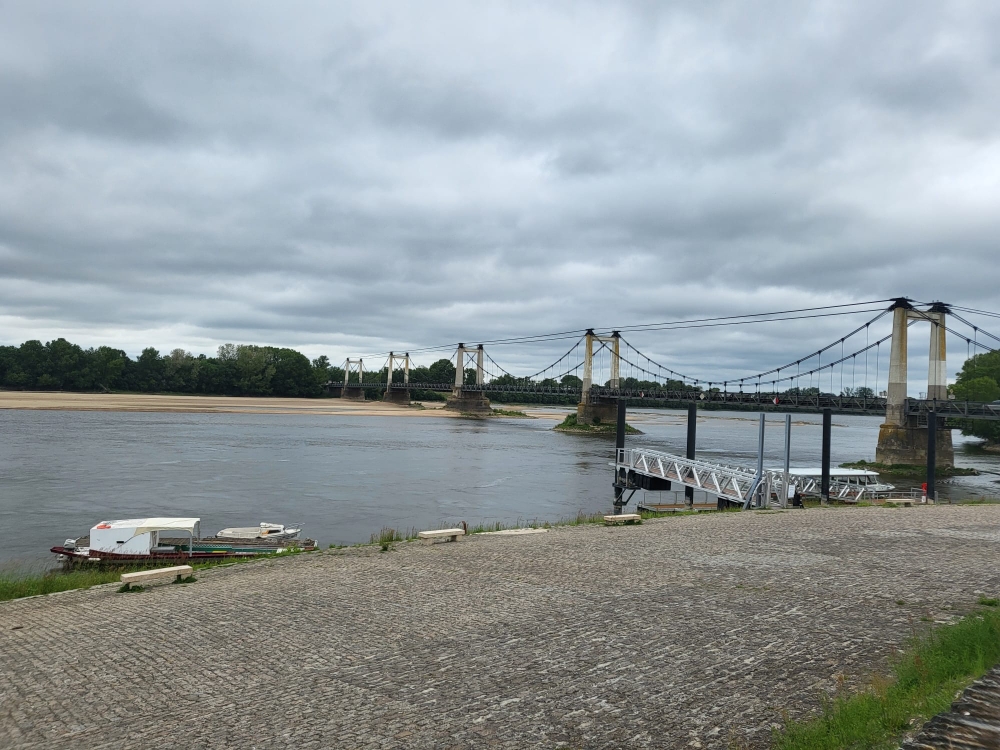 Loirebrücke bei Montjean-sur-Loire