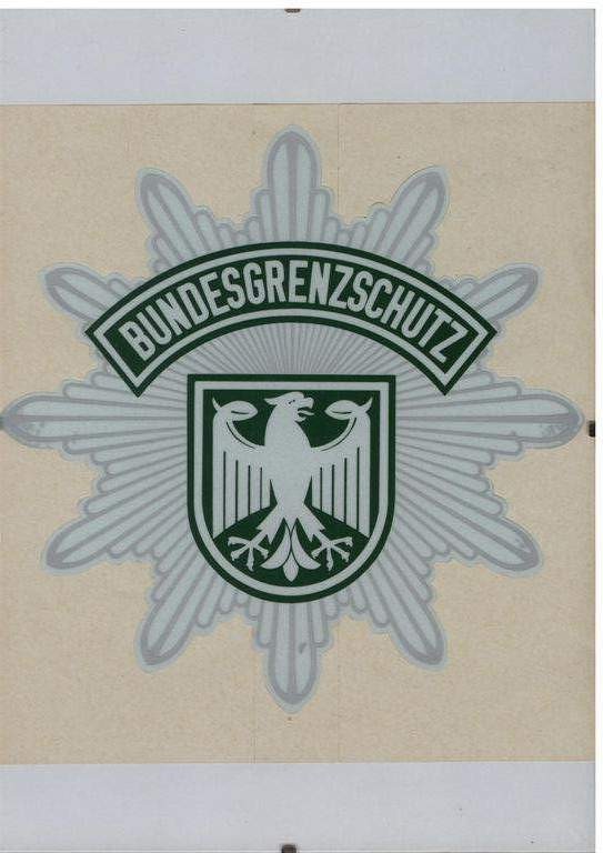 Taktische Zeichen, Kennzeichen und Hoheitszeichen Bundesgrenzschutz