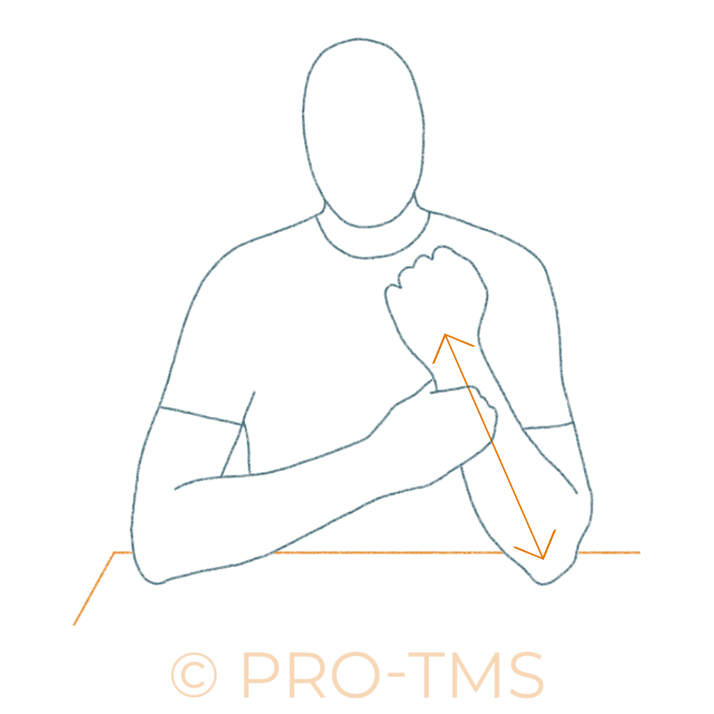 Auto-massage statique de l'avant-bras