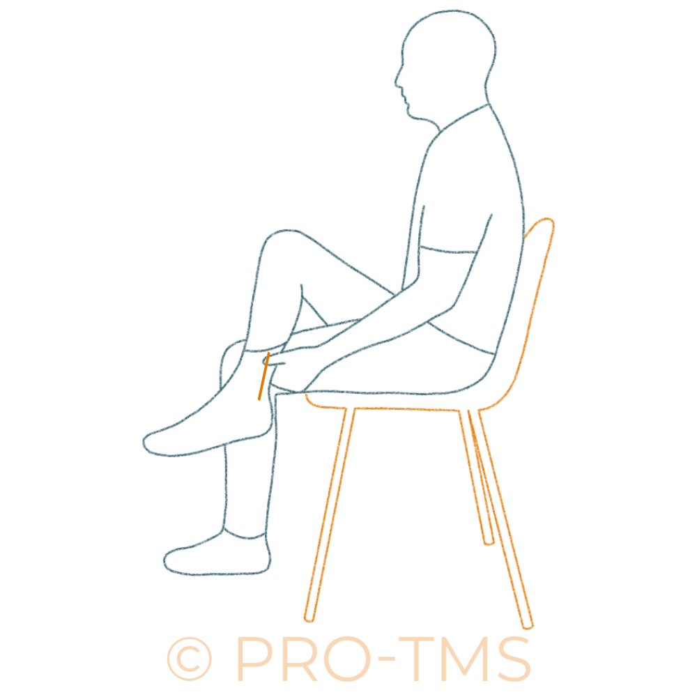 Auto-massage du tendon d'Achille