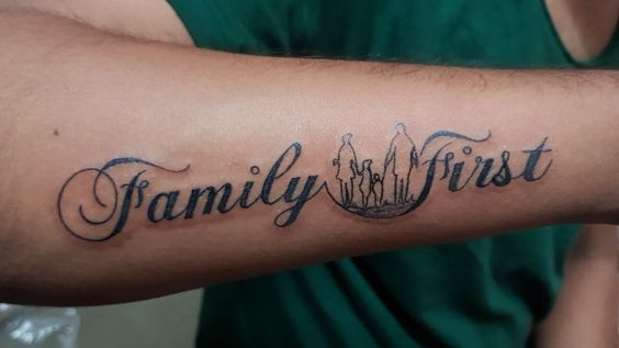 Tattoo Ideen Männer Family First