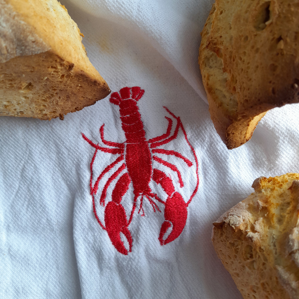 Gestickter Lobster