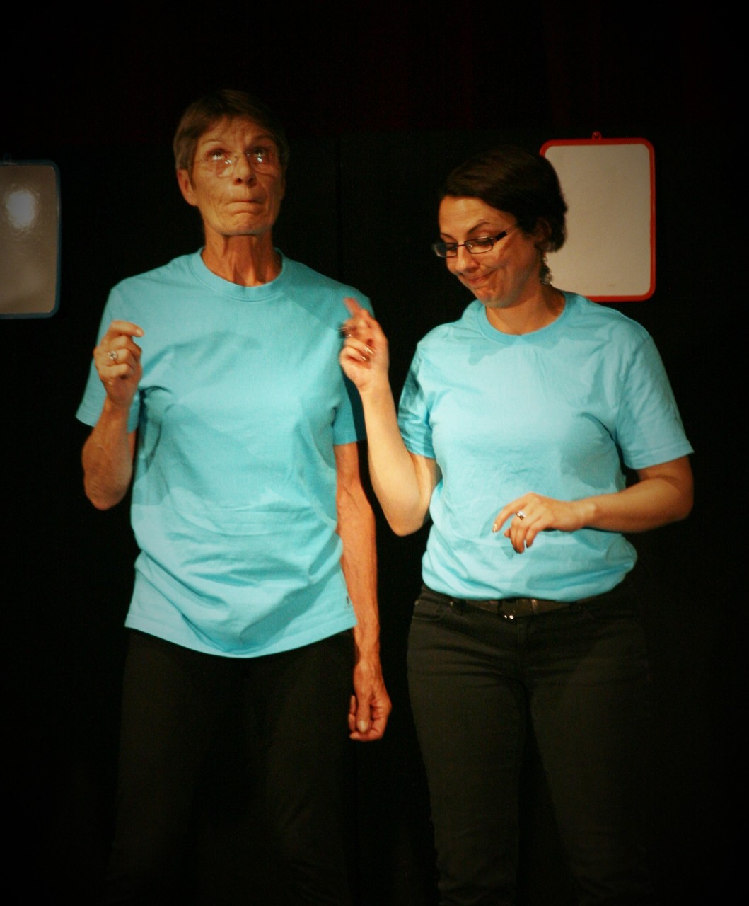 Denise et Sandrine  _ 45 Seconde, TOP Impro ! (Juin 2014)