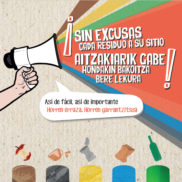 La Mancomunidad se despide del contenedor verde y reclama, ¡sin excusas, cada residuo a su sitio!