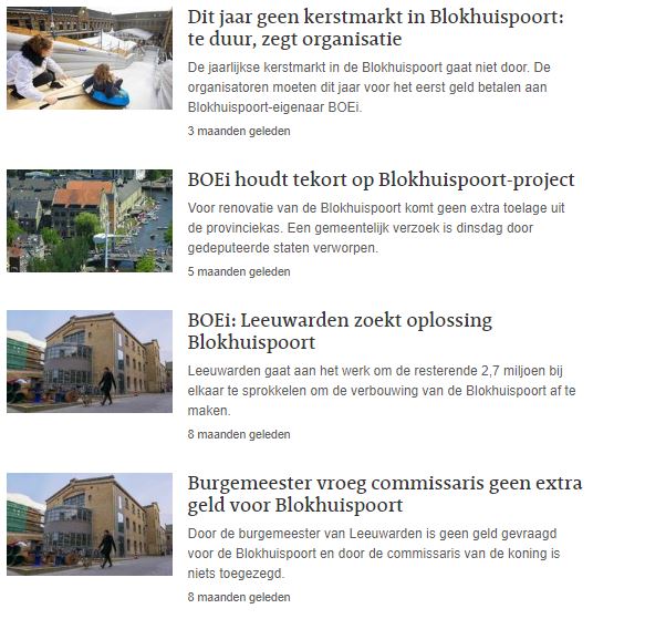 Dossier Blokhuispoort