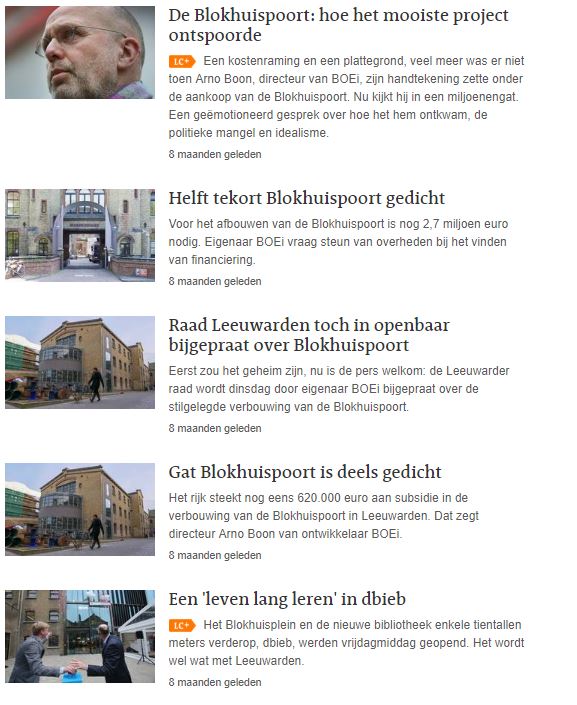 Dossier Blokhuispoort