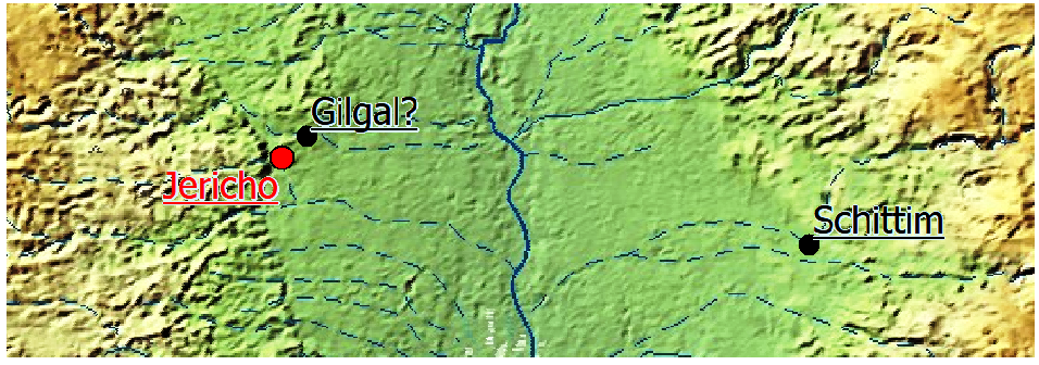 Karte 2 - Jericho (Jos 6)
