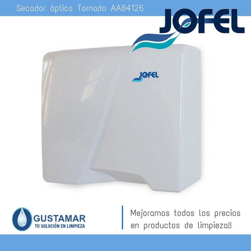 SECADORES DE MANOS JOFEL / SECAMANOS TORNADO ÓPTICO AA84126 JOFEL