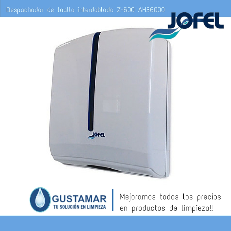 Despachador /Dispensador de Toalla Interdoblada Atlántica Jofel AH36000 Z-600