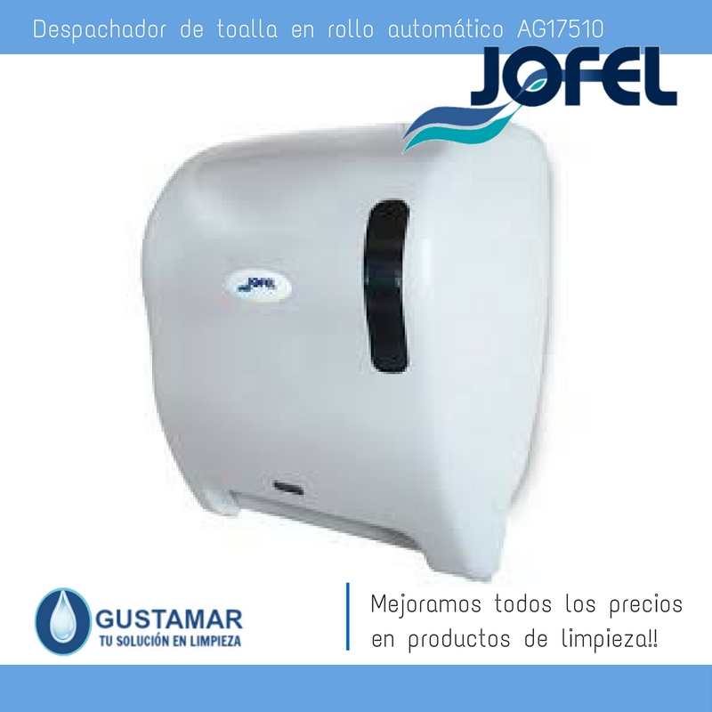 Despachadores / Dispensadores /Dosificadores / Toalla en Rollo / Toalla de papel / Papel en Rollo Azur AG17510 Automático Sensor JOFEL