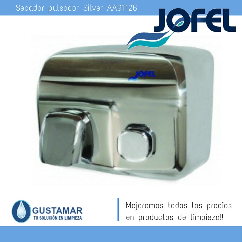 SECADORES DE MANOS JOFEL / SECAMANOS SILVER PULSADOR AA91126 JOFEL