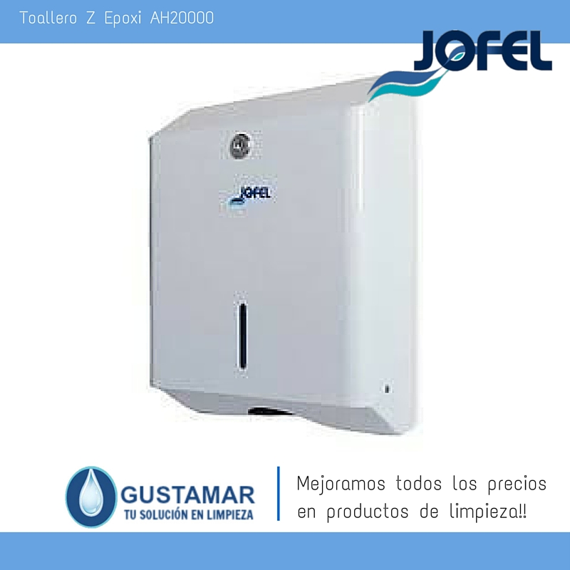 Despachador /Dispensador de Toalla Interdoblada Epoxi Jofel AH20000 Z-600