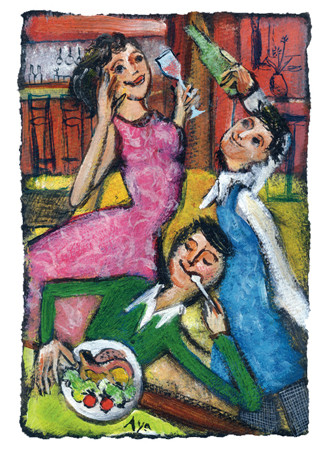 Dinner : Paper(256×182mm) 2009