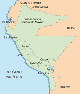 EL PERÚ REPUBLICANO Y SUS DEPARTAMENTOS EN 1827 - 5º HISTORIA Y GEOGRAFÍA