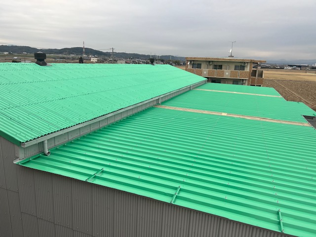 磐田・外壁・屋根塗装工事　倉庫