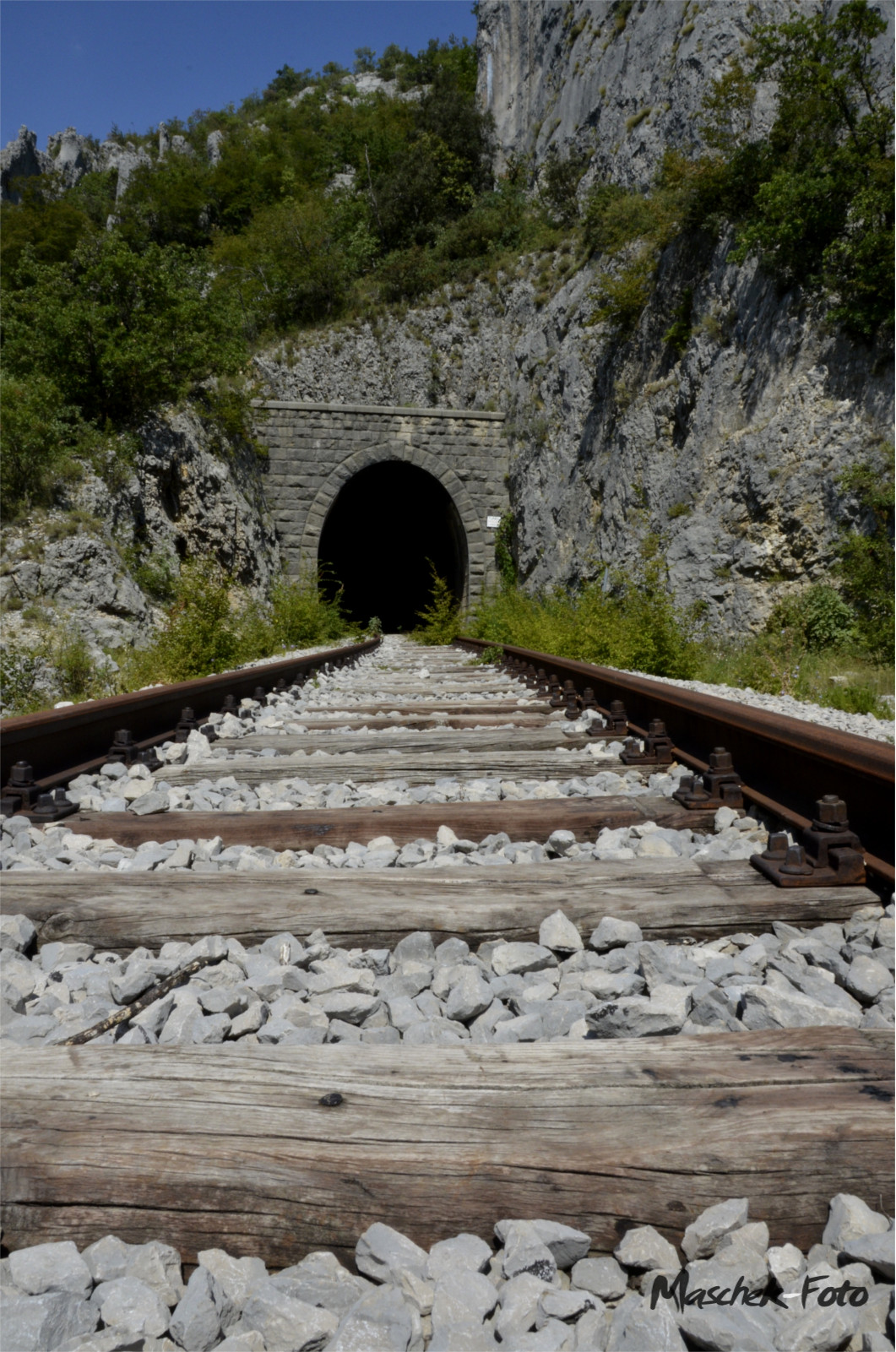 Bahntunnel bei Vela Draga
