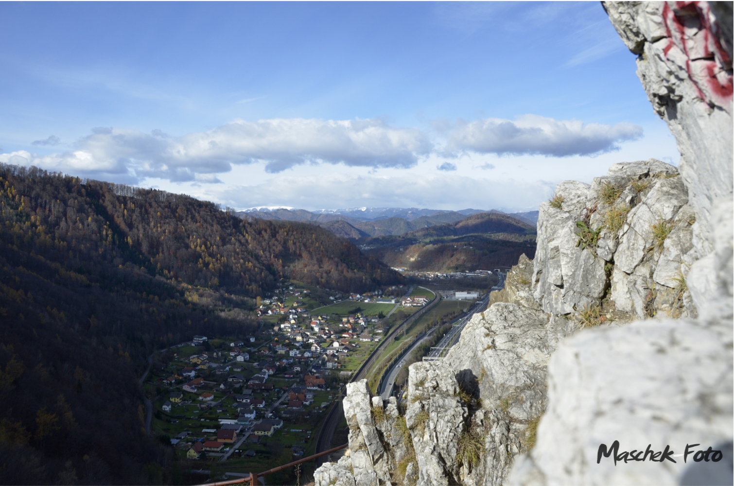 Weitsicht nähe Burg Gösting