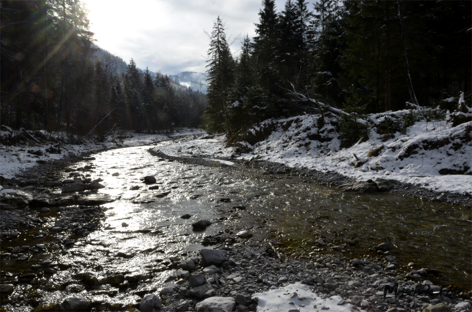 Enns mit Lichteinfall 