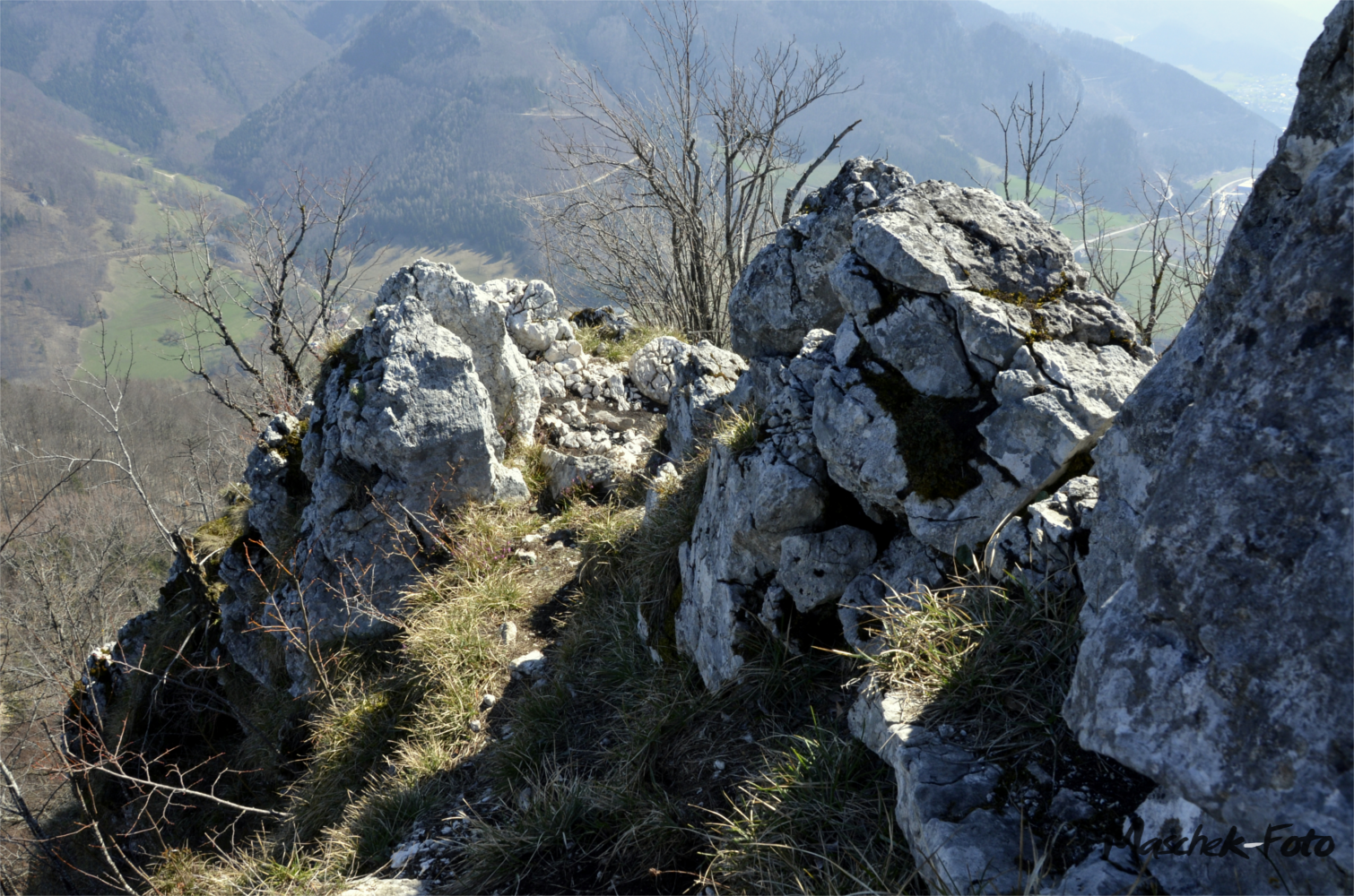 Steinformation am Berg