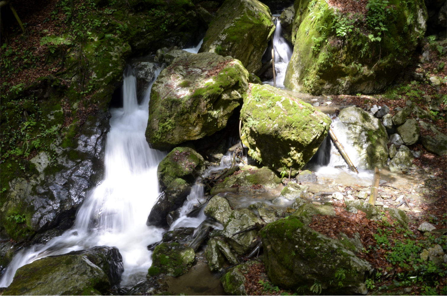 Kesselfallklamm Spiel mit dem Wasser 1