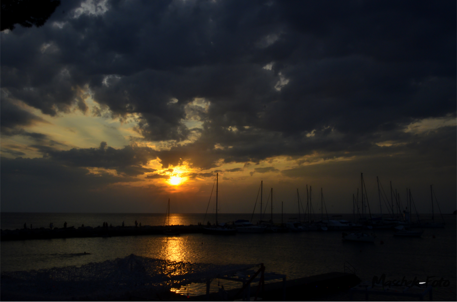 Sonnenuntergang in Novigrad