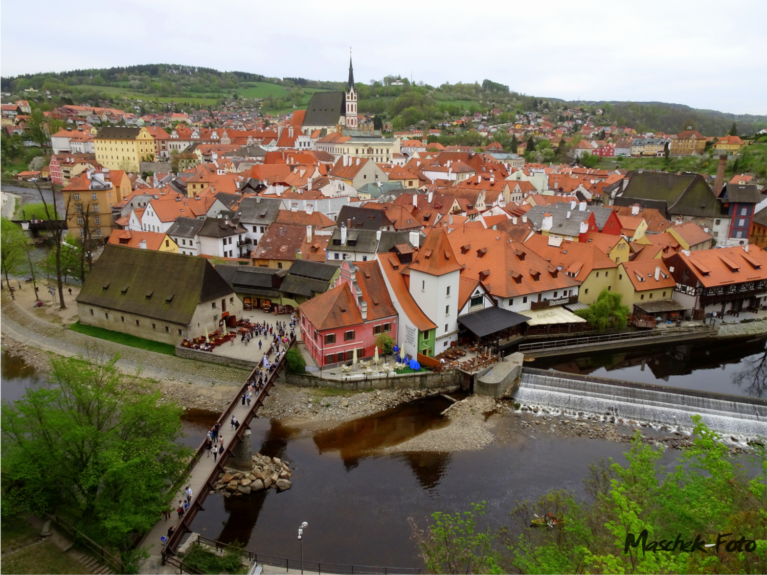 Blick über Krumau