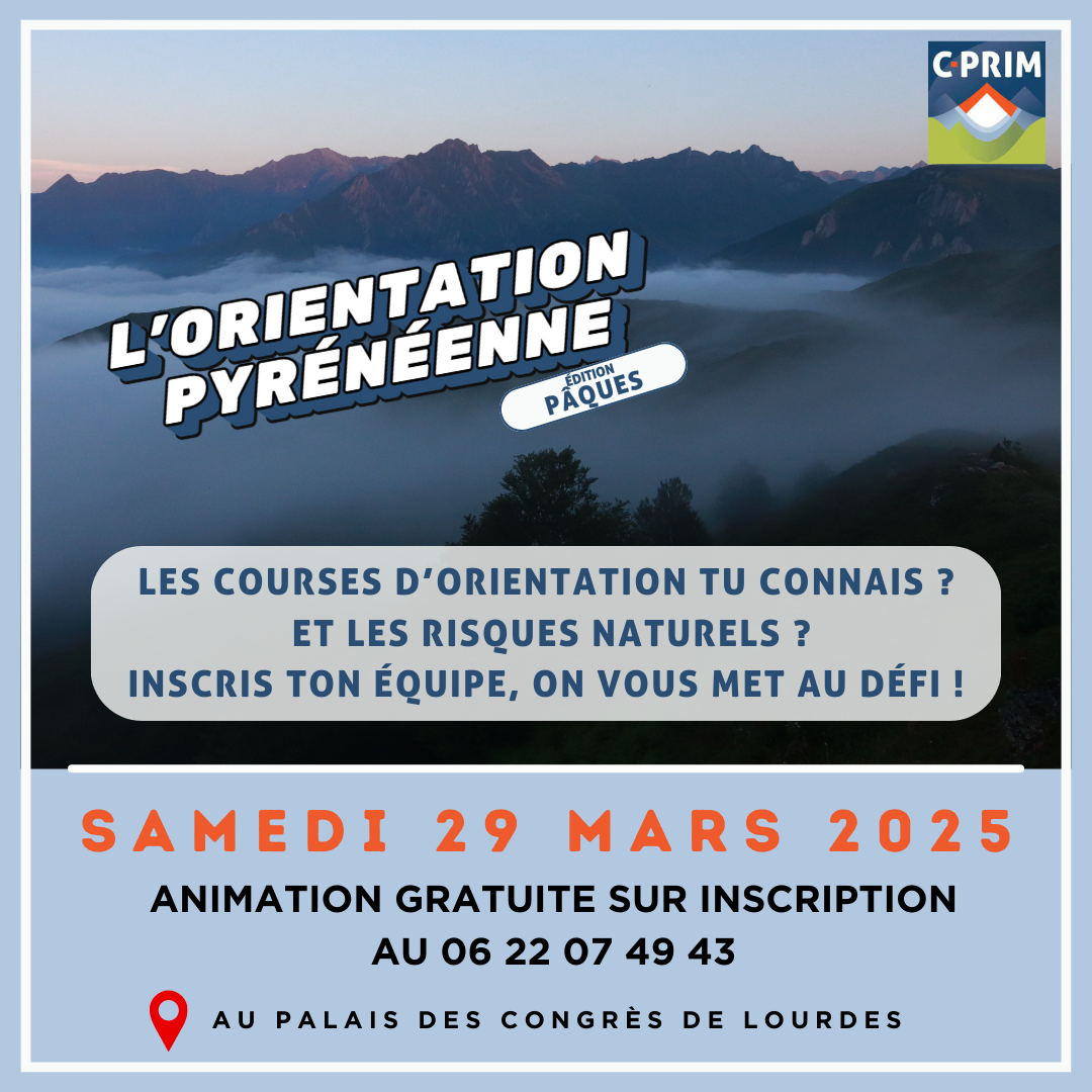 L'Orientation Pyrénéenne édition Pâques à l'occasion des Portes Ouvertes du C·PRIM le 29/03/2025