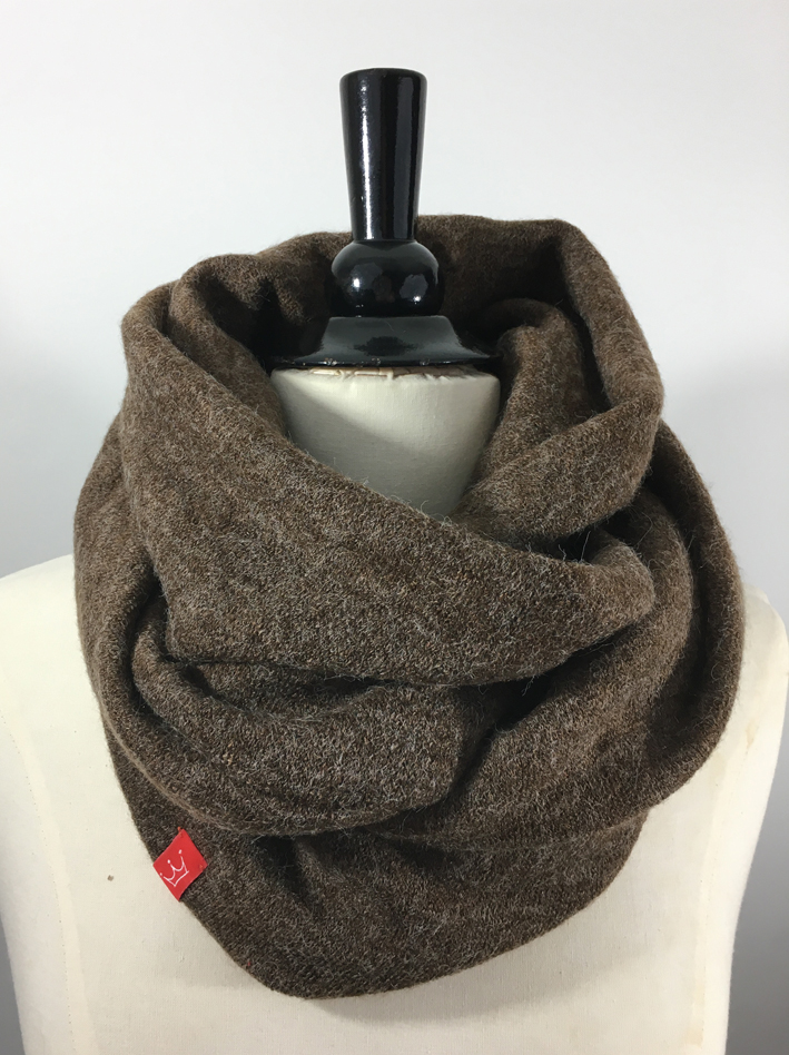 Rundschals aus Angora-Jersey