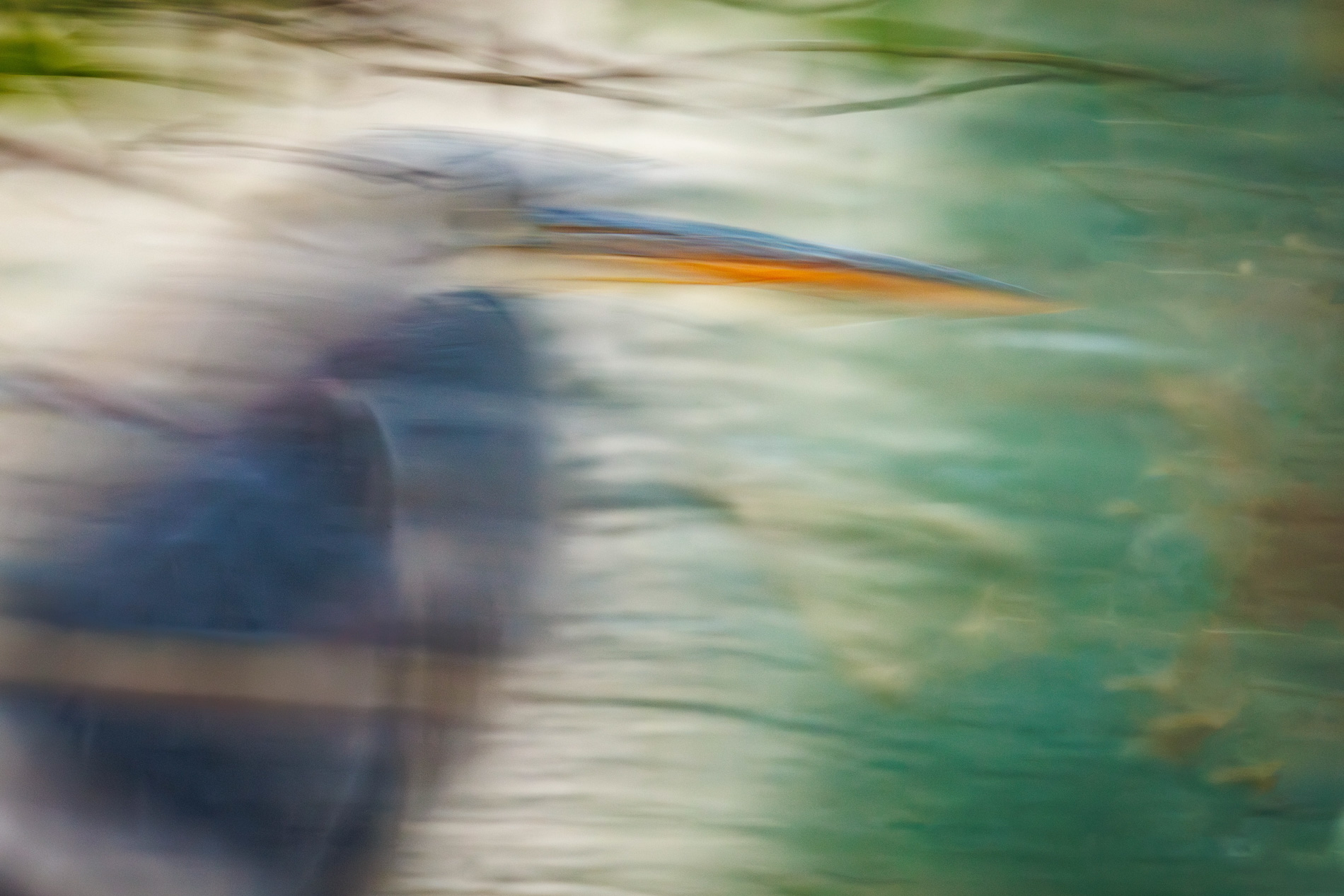 Morgens am Fluss - Elke Ueber
