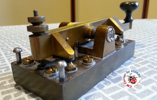 Swedish optical telegraph key