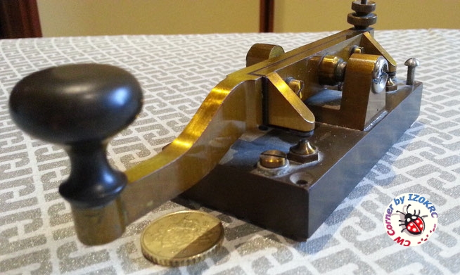 Swedish optical telegraph key