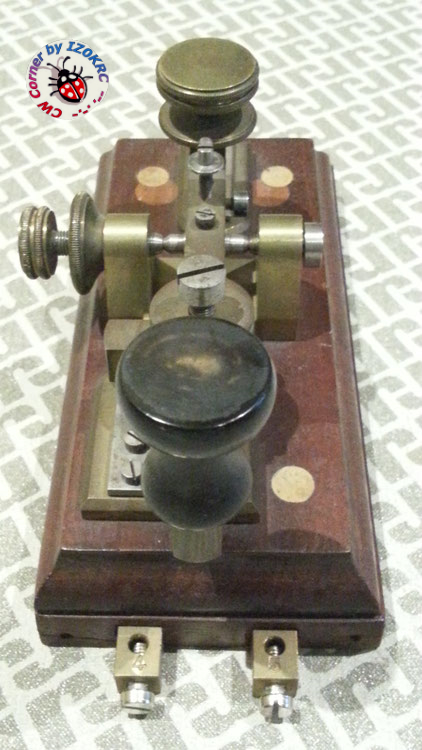 Hasler Telegraph key for Duplex morse system " "in line""