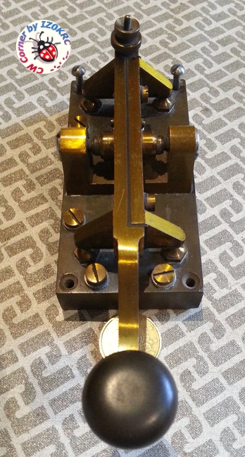 Swedish optical telegraph key