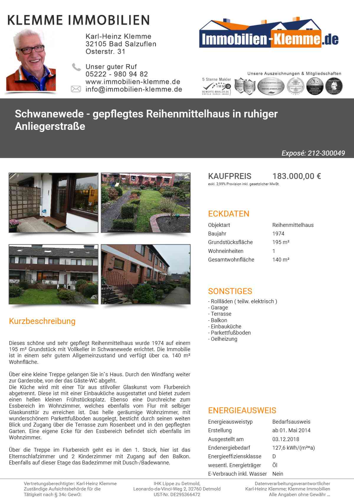 Einfamilienhaus Haus Kaufen In Hauser Hausverkauf Bad Salzuflen