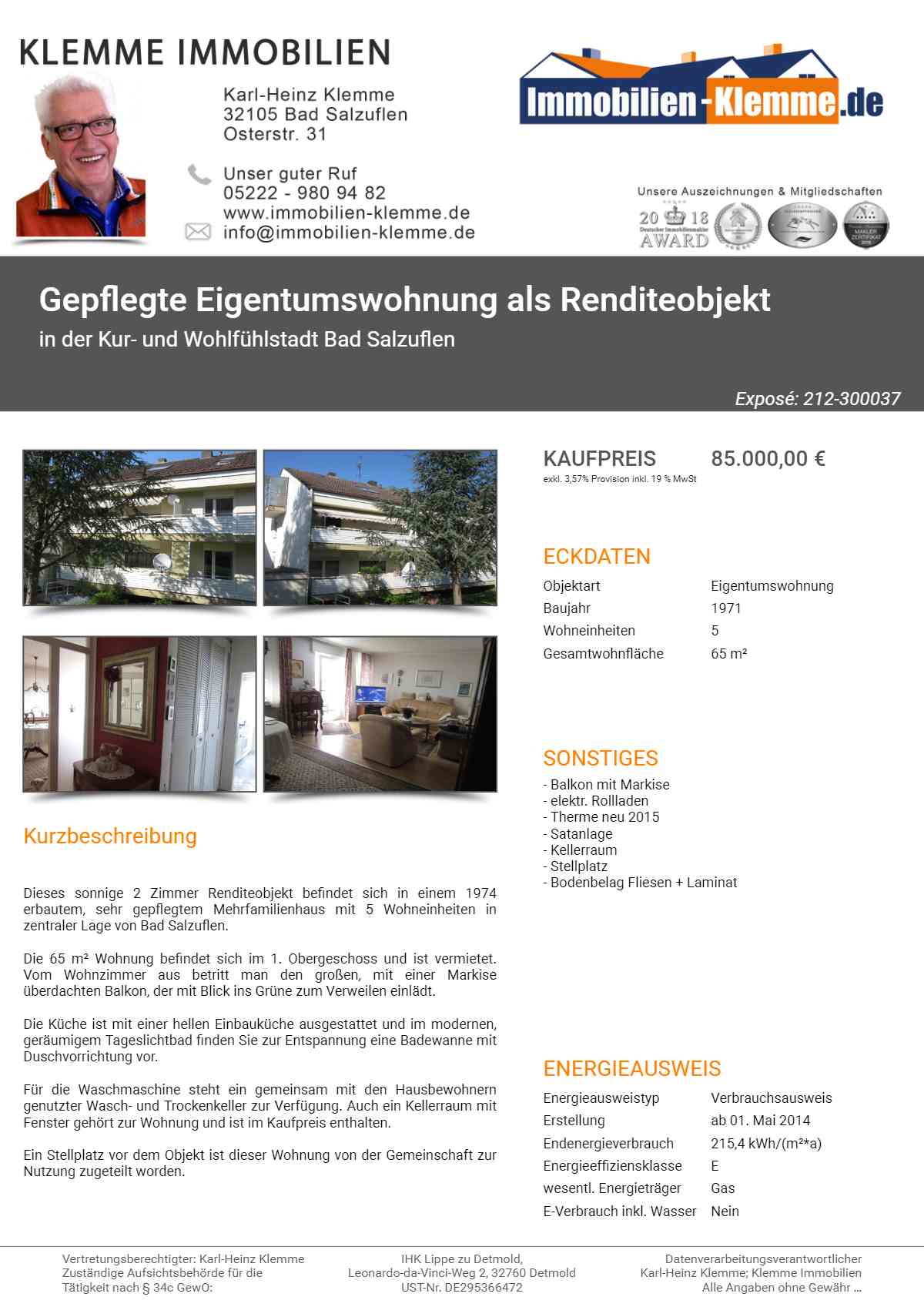 Single wohnung bad salzuflen