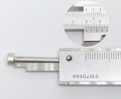 Screw, measure length correctly