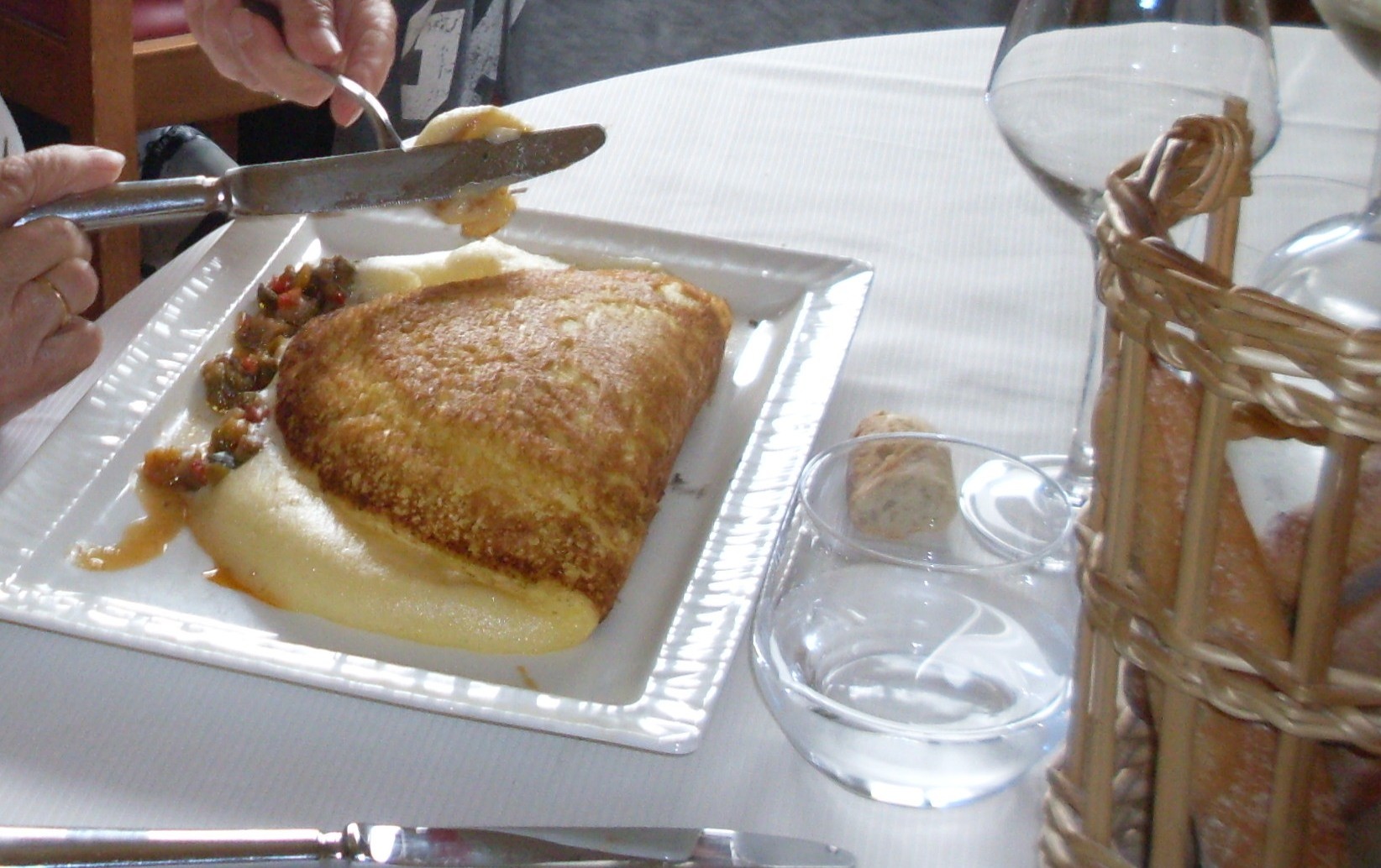 L'Omelette de la Mère POULARD (personnellement déçu, l’intérieur est cru et tout baveux)