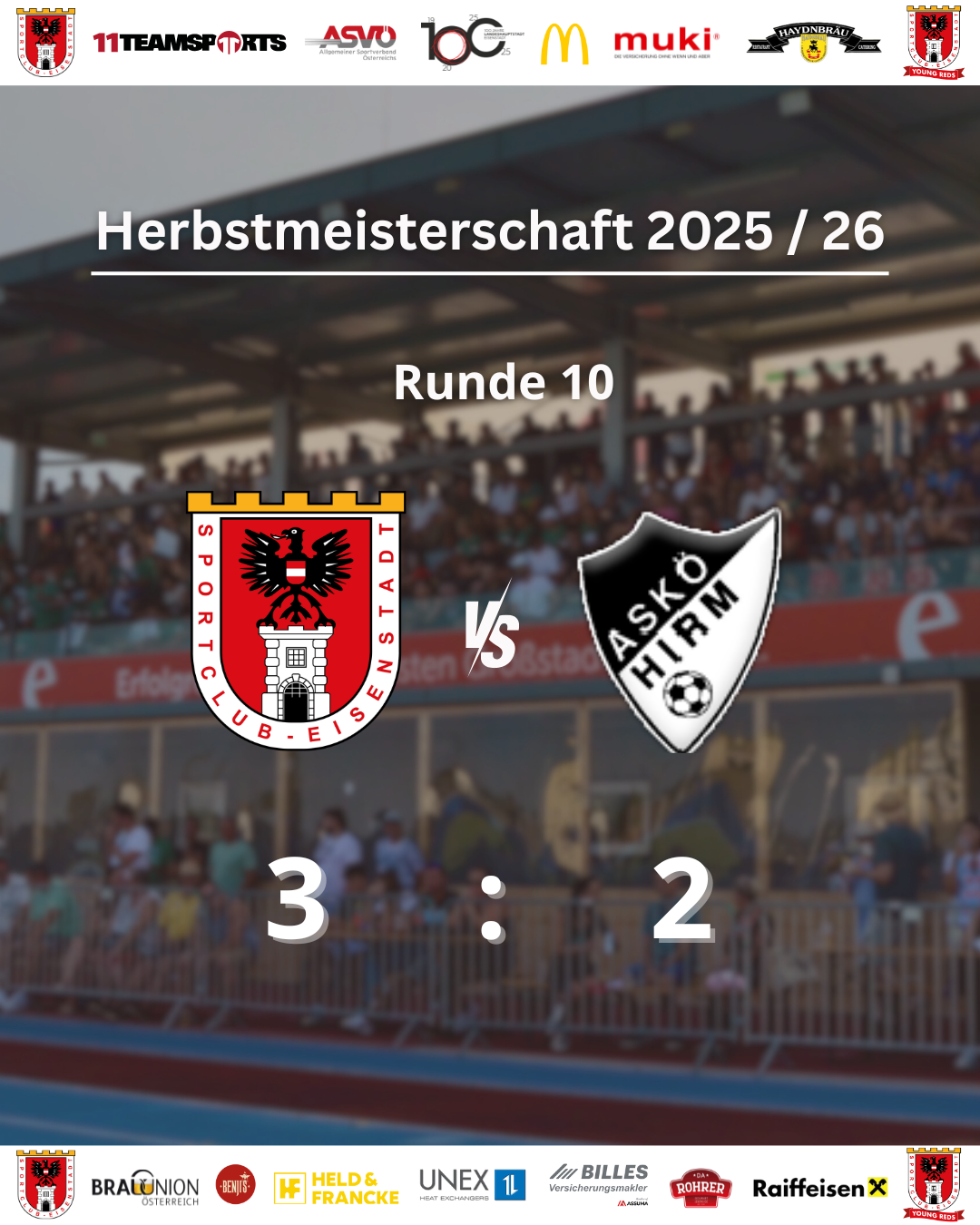 Erster Saisonsieg gegen Hirm/Zillingtal