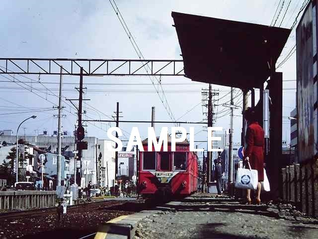 名鉄 瀬戸線　600V  1970年代　昭和 鉄道写真　ネットオークション　通販 デジタル画像  鉄道車両 電車
