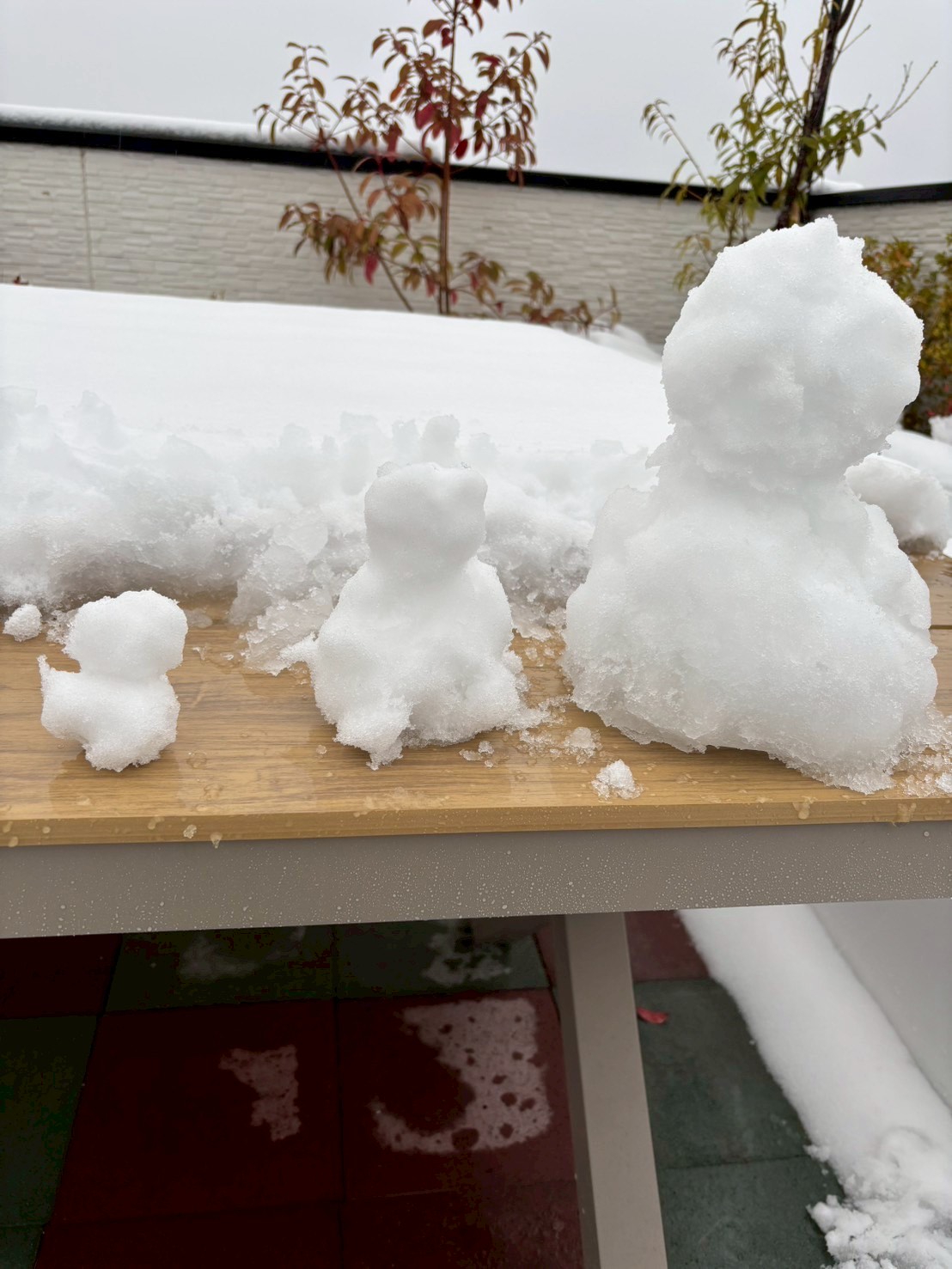▶４月の雪