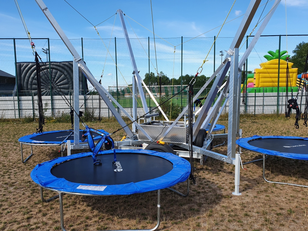 4er Bungée Trampolin 