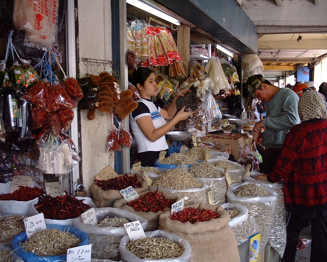 Indian Market, Kuching, Sarawak