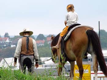 Ponyreiten für Kinder